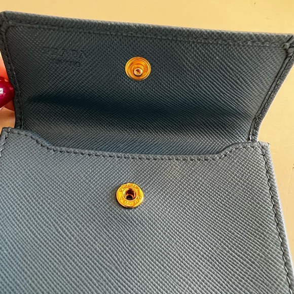 Prada Saffiano Leathet Card Holder - Picture 2 of 2